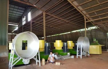 Chine la paille emballe la ligne de granule, chaîne de production complète de granule projet avec la capacité 1T/H~5T/H fournisseur